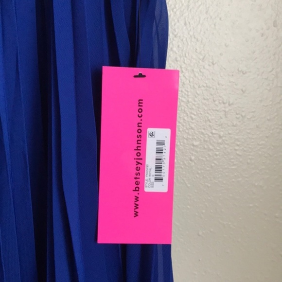 Betsey Johnson Royal Chiffon Dress - Picture 6 of 7